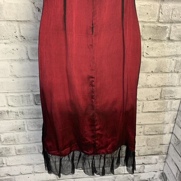 Maggie Walt Sheer 100% Silk Witchy Babydoll Dress - Picture 8 of 15